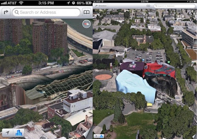 Gli orrori delle mappe 3D di Apple