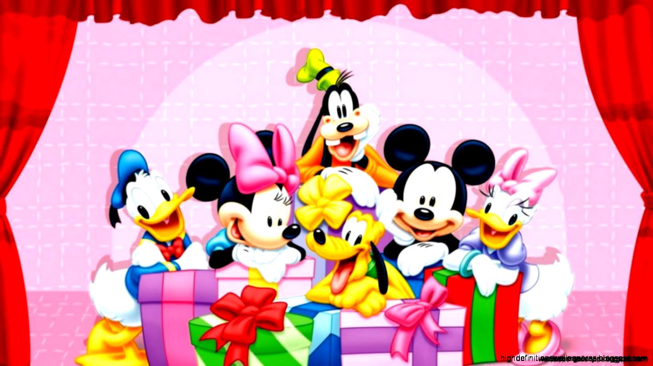 Mickey Mouse Party Hd  Wallpaper Gallery