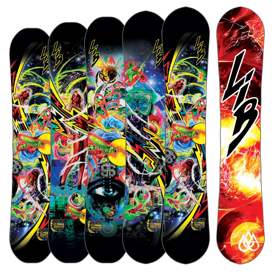 LIB TECH AND GNU SNOWBOARDS