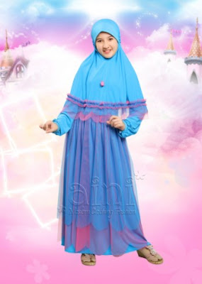 gamis syar'i anak perempuan