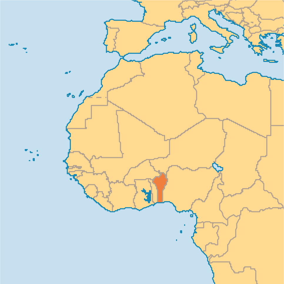 Where Is Benin On The World Map Beni LMAP Md