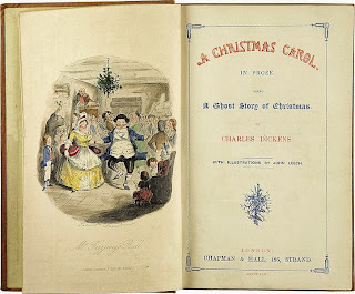 A Christmas Carol - First Edition Book - Front Page