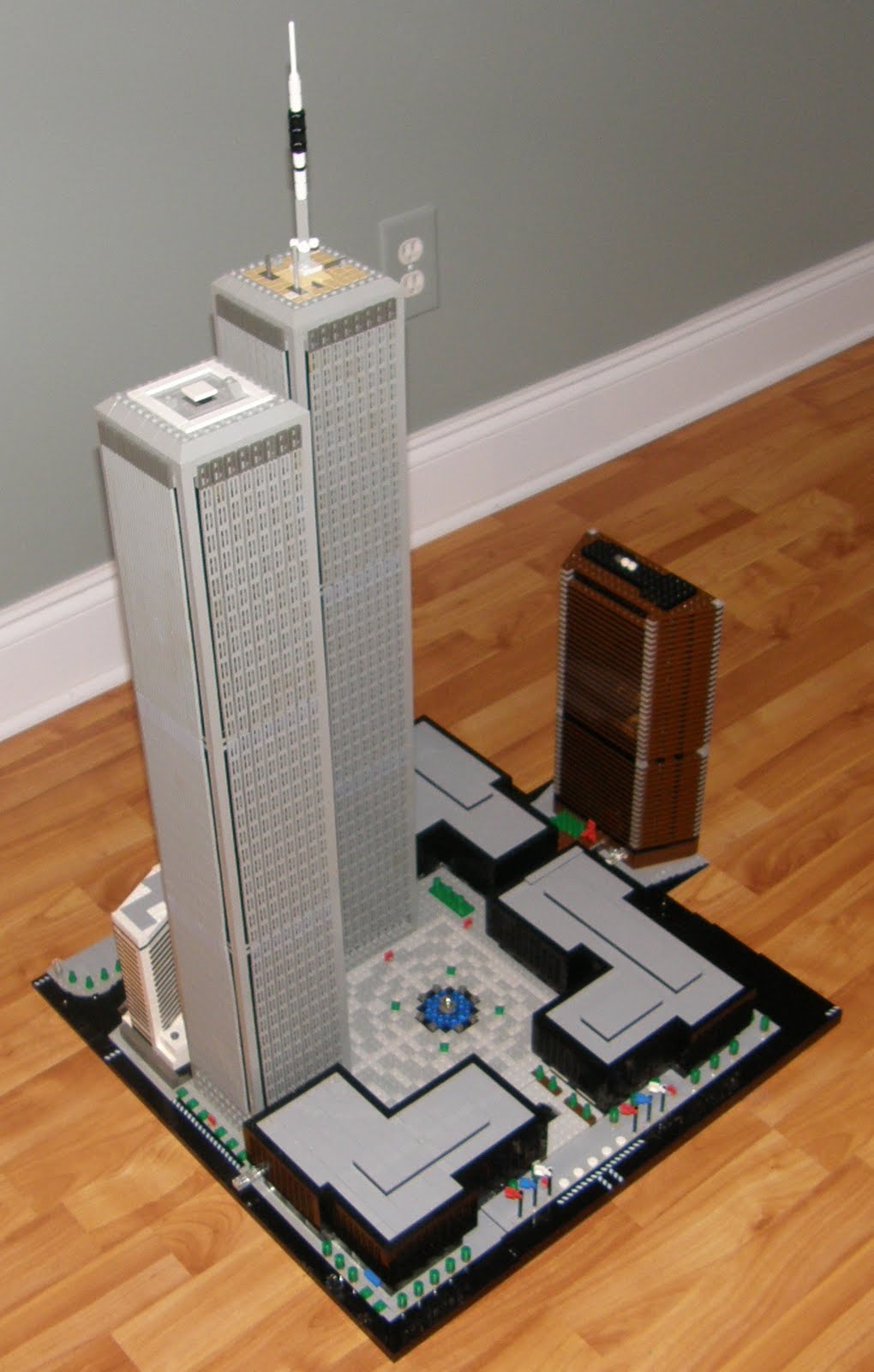 world trade center lego model