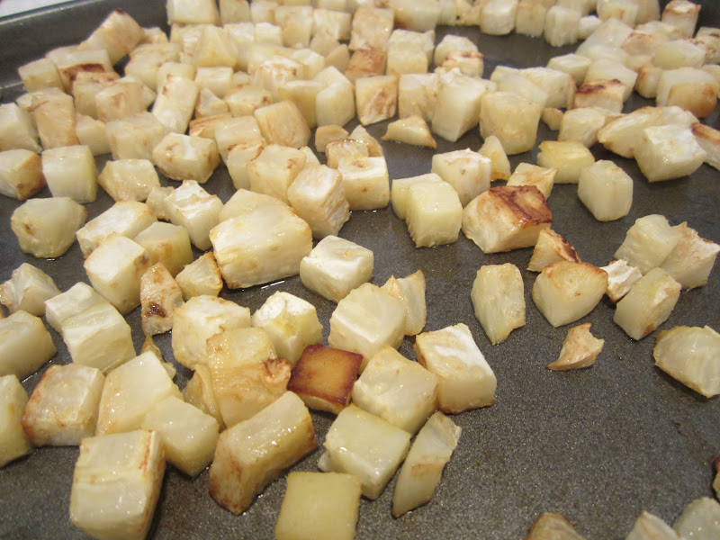 The Full Plate Blog two simple celery root sides roasted and mashed