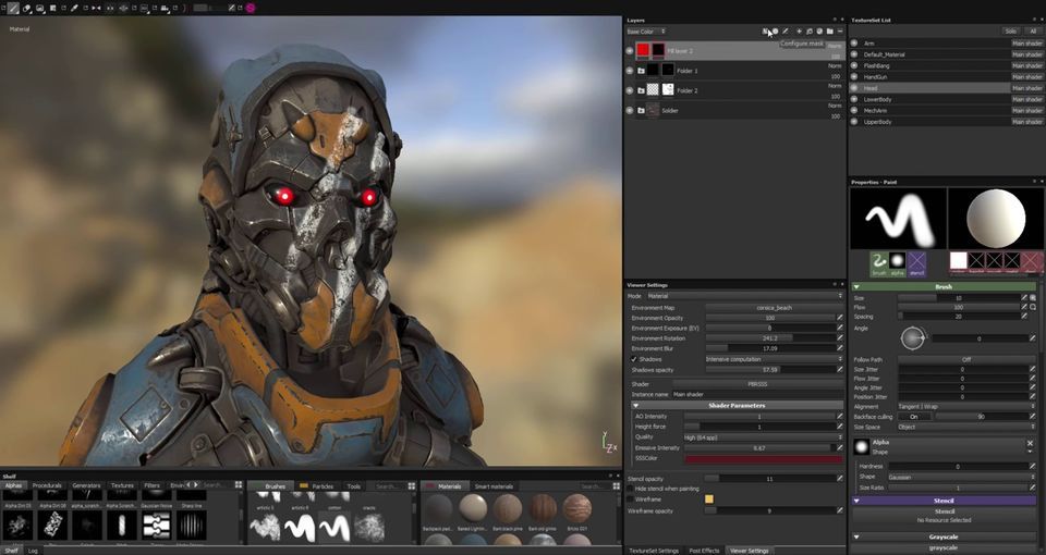 Applications Texture v???i Substance Painter1.7.1.958 win T??i Y??u ?????