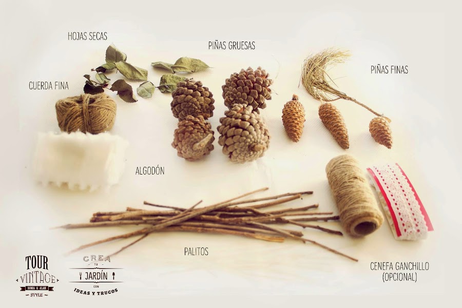 materiales para guirnaldas