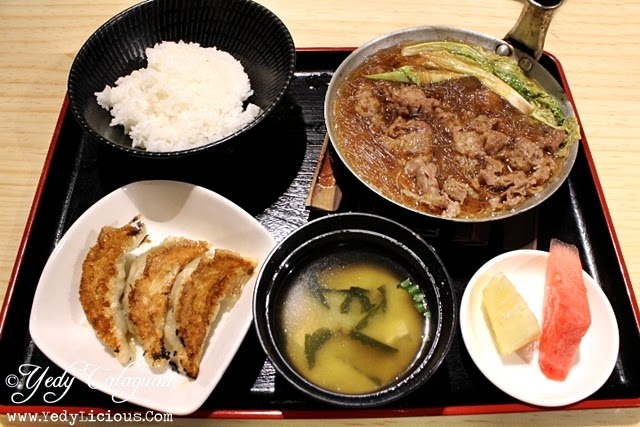 Osaka Ohsho Beef Sukiyaki Set