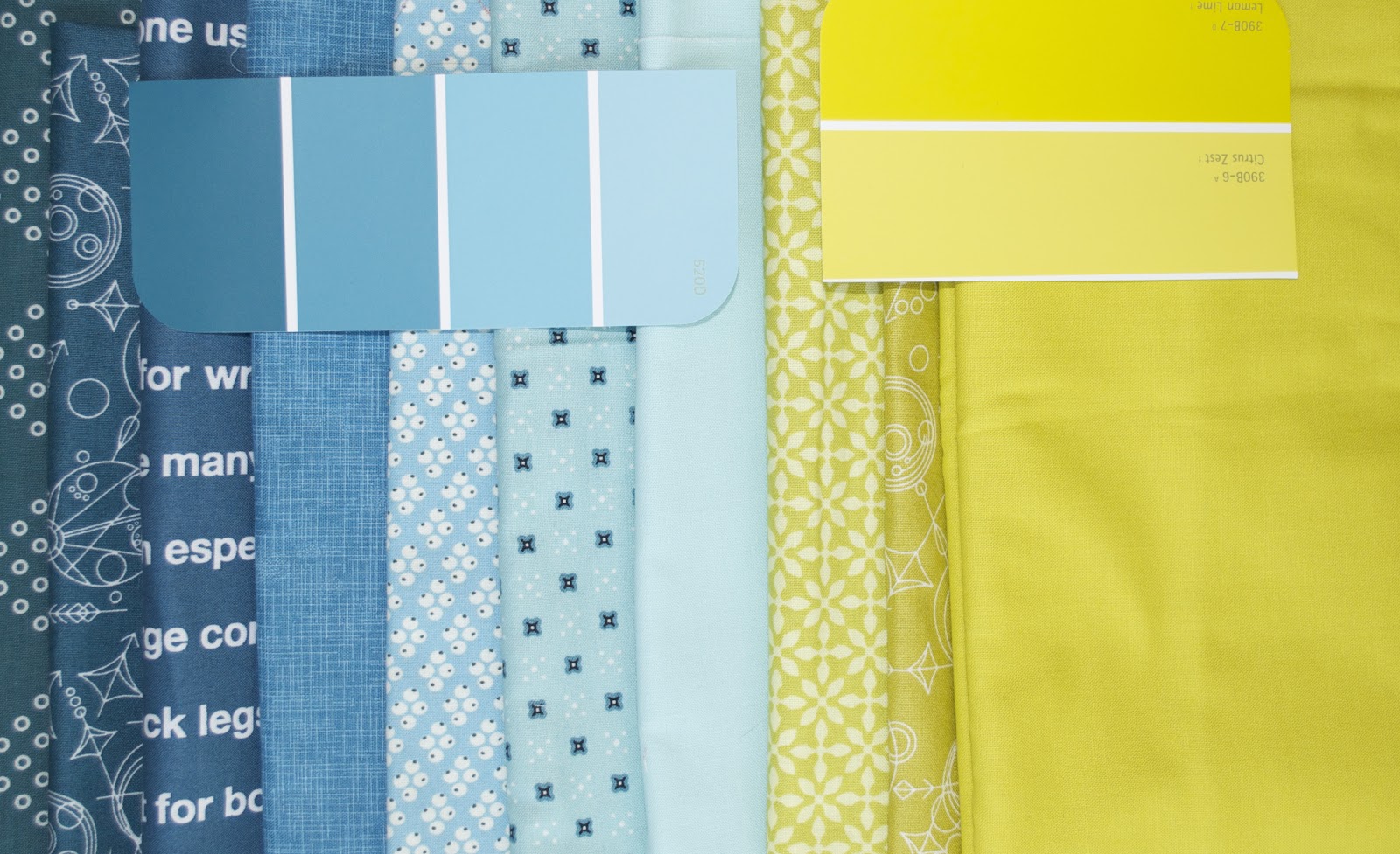 Let's begin sewing... Paint Chip Challenge Quilt