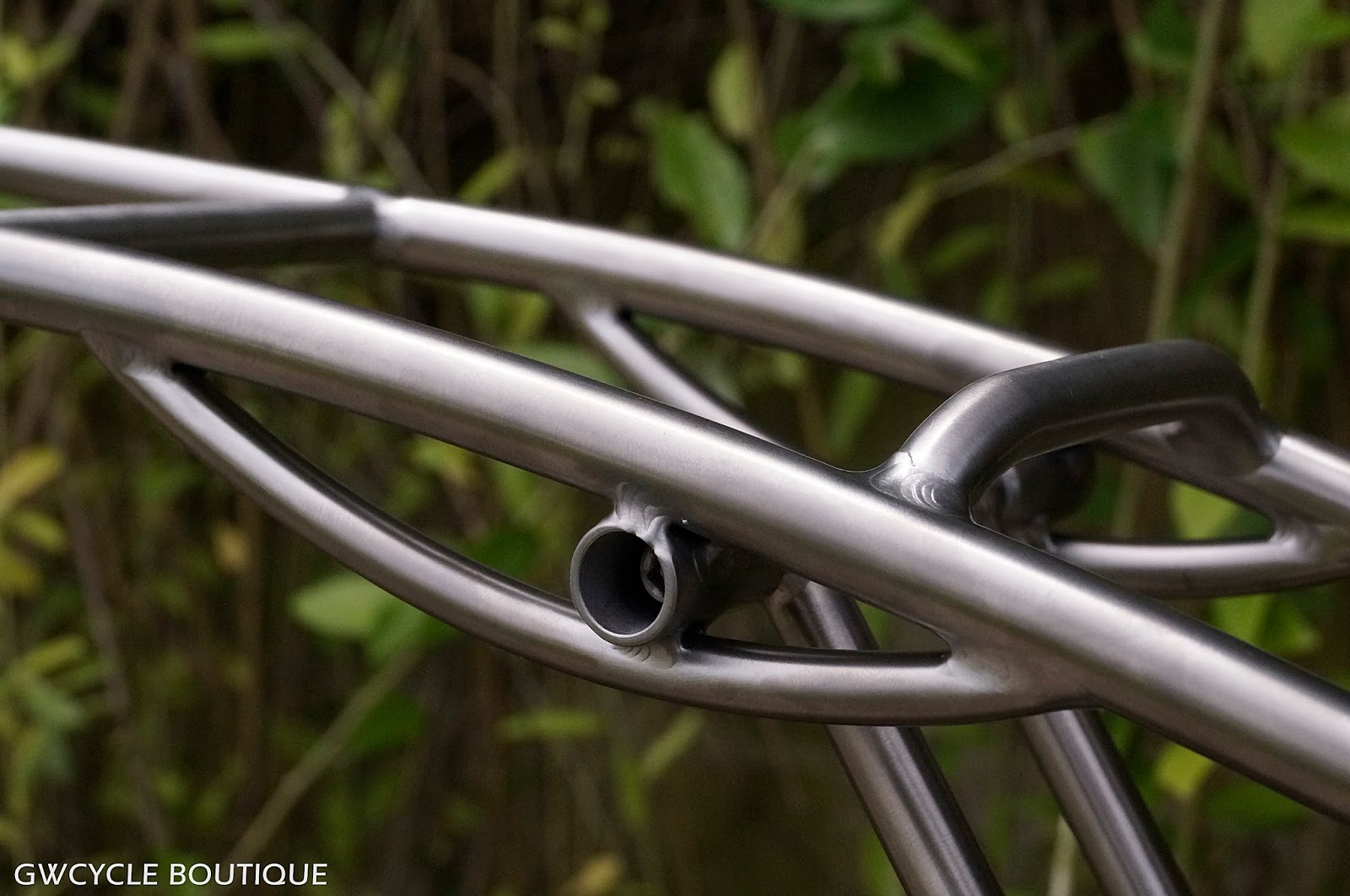titanium rear bike rack