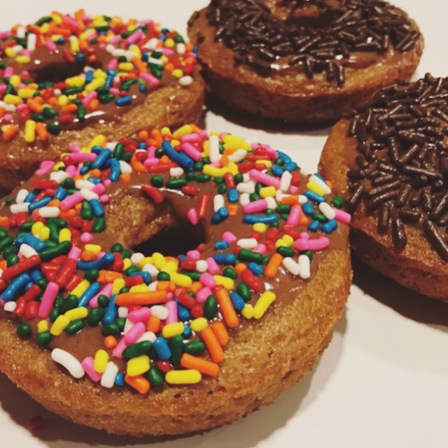 Sparkling from the Inside Out Protein Donuts