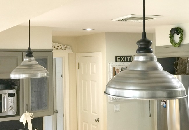 Farmhouse Style Hanging Kitchen Lamp Shades, Cottage Style Ceiling Lamp Shades