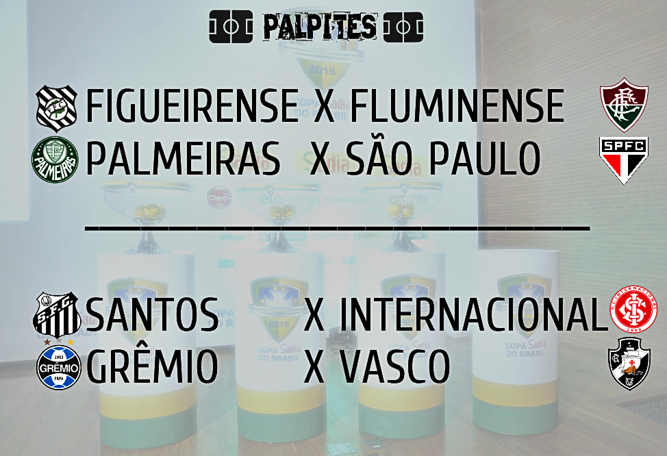 Palpites para o sorteio das quartas da Copa do Brasil | LUCAS VALÉRIO