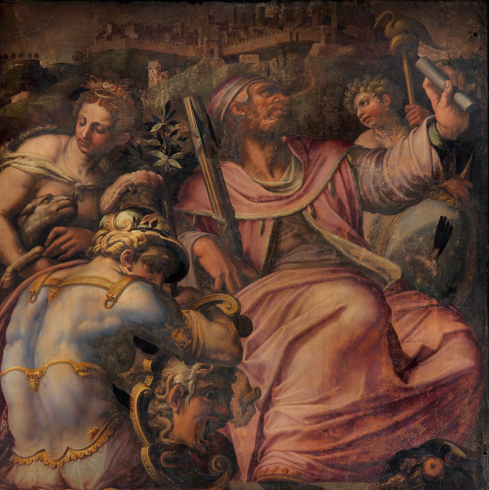 Vasari Mannerist painter Allegory of italian cities Tutt