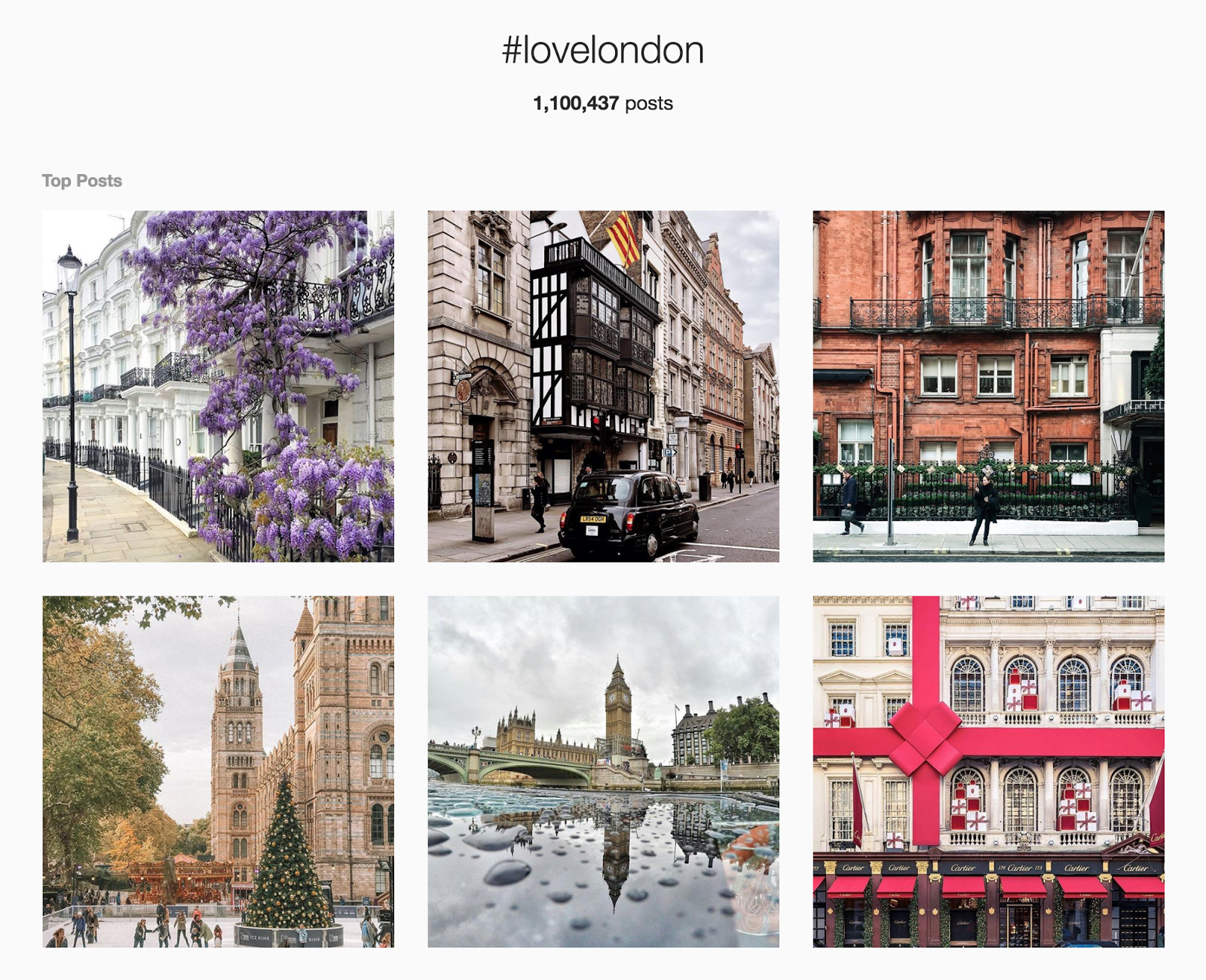 Happening London Top Hashtags to use on Instagram