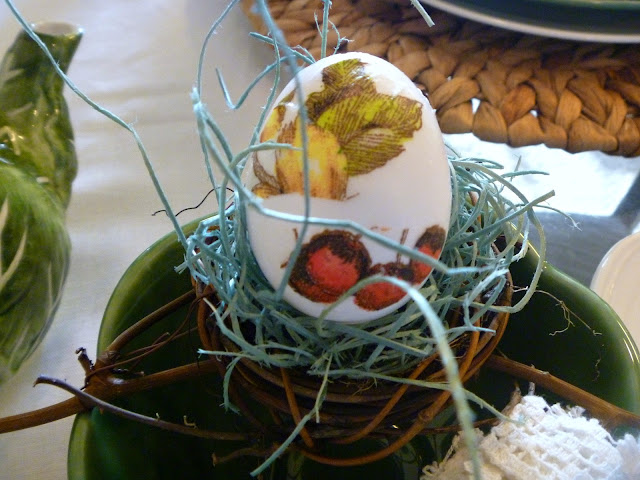 Inspiration for an Easter Tablescape - pull our the bunnies and the eggs, it's Easter time and we have a table to set! - Slice of Southern