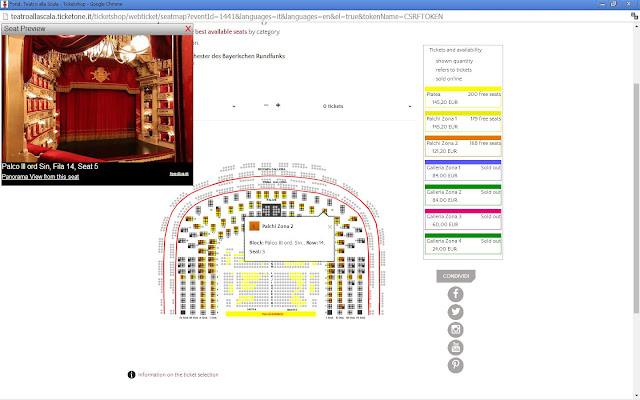 Como comprar ingresso para o Teatro Scala de Milão?