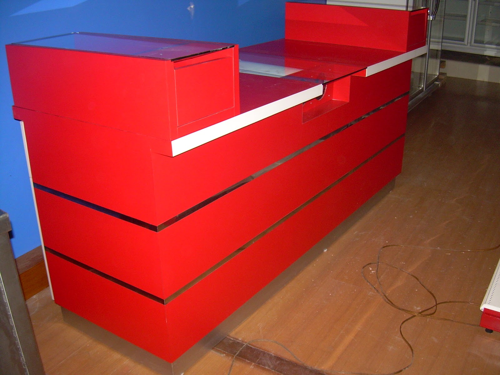 Jasa Pembuatan Meja Kasir HPL Banjarmasin Desain Interior Banjarmasin