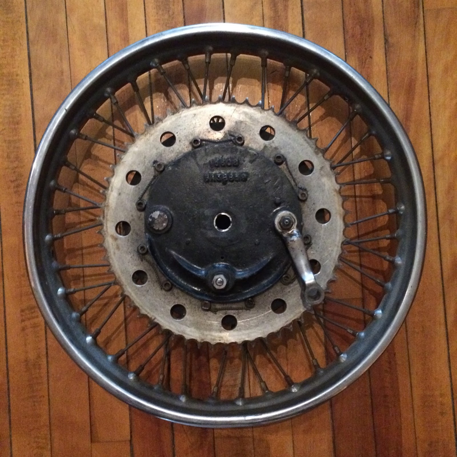 SOLO MOTORCYCLE WORKS On The Bench Manx Norton rear brake