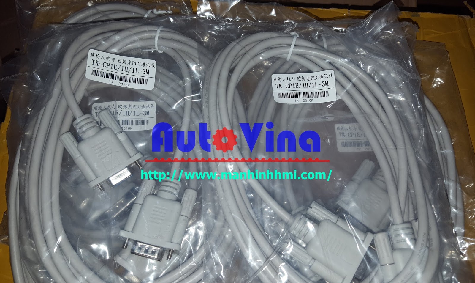 Bán Cable kết nối HMI Weinview TK với PLC Omron CP1E, CP1H, CP1L