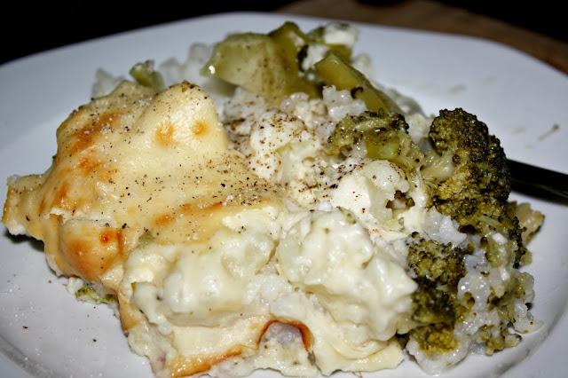 Broccoli, Cauliflower and Rice Casserole #Recipe 