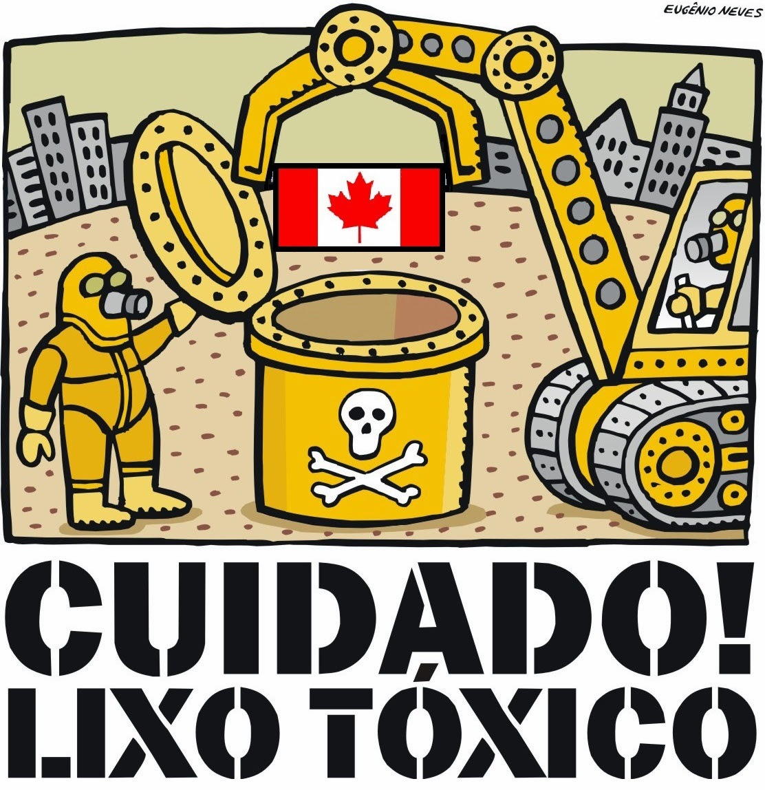 Eugenio Neves (edited): Cuidado! Lixo Tóxico - Stephen Harper's Canada.