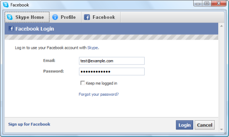 Kết nối tài khoản Facebook của bạn với Skype