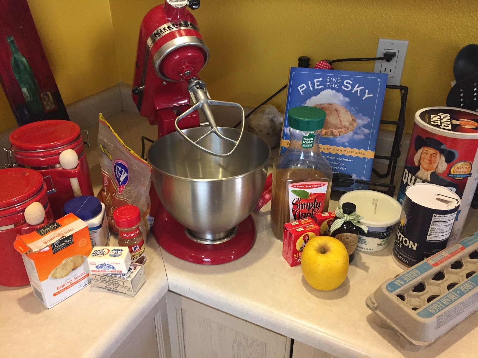 High Altitude Baking Apple Muffins