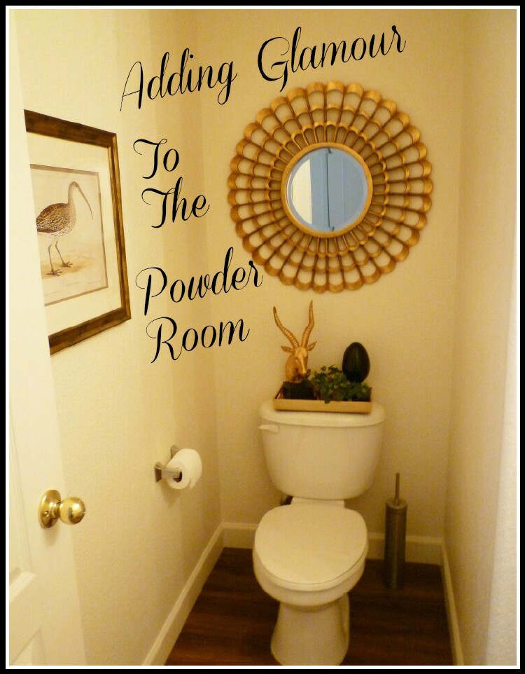 Adding Glamour To The Powder Room