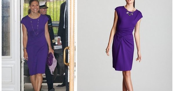 escada purple dress