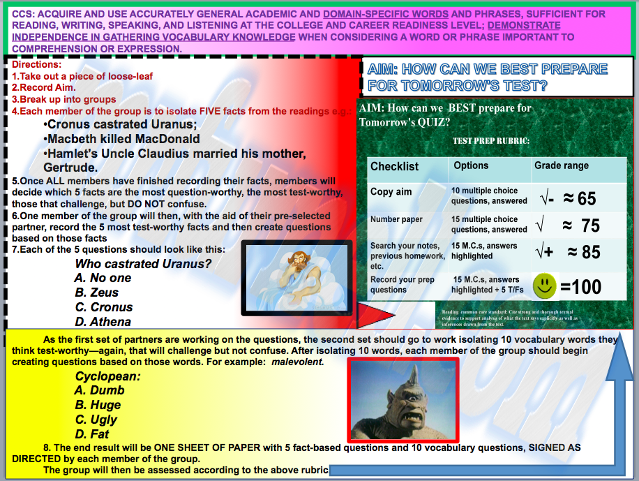 Test Prep Lesson Plans