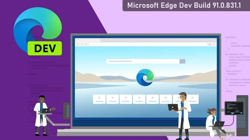 Microsoft Edge Dev channel build 91.0.831.1 adds Color Themes, Linux sync