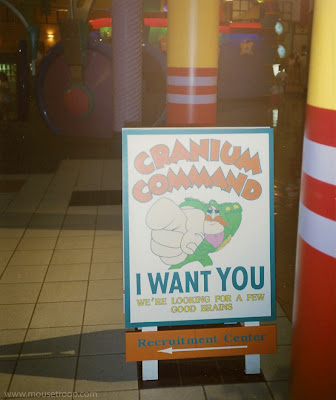 Cranium Command recruitment poster Epcot 1993 Wonders