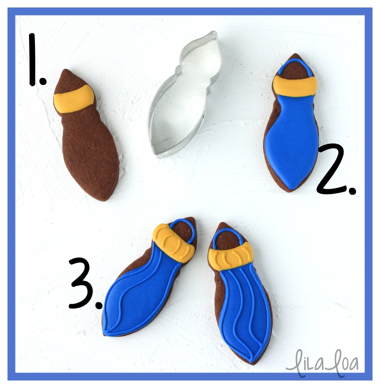 How to make easy decorated graduation tassel sugar cookies