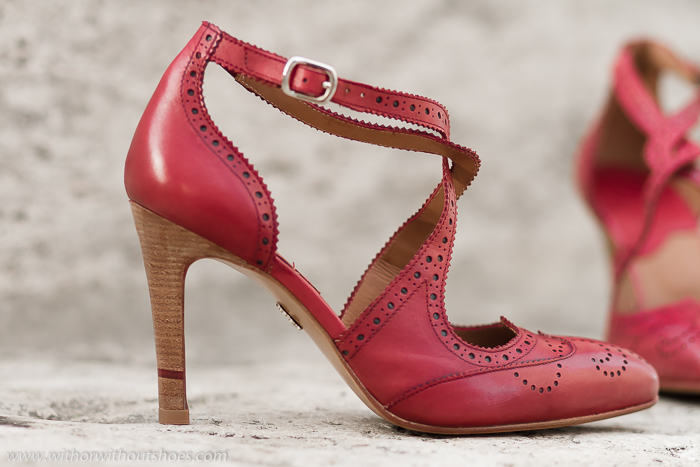 Nuevos Zapatos de tacón color fresa de y Concurso Or Without Shoes - Blog Influencer Moda Valencia España