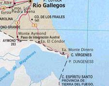 cruce por aguas argentinas TDel Fuego-Rio Gallegos