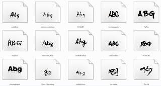 Pack-Brush-font, paquete de fuentes estilo brocha
