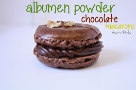 Albumen Powder Chocolate Macarons