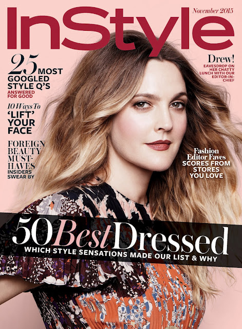 Actress @ Drew Barrymore - InStyle US, November 2015