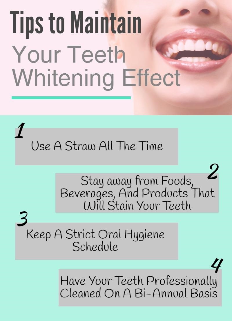 Ottawa Downtown Dentistry Tips to Maintain Your Teeth Whitening Effect