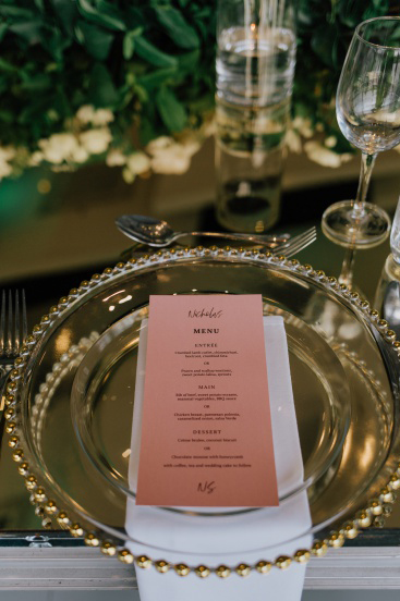 kirk willcox photography gold coast luxe wedding invitations menus signage