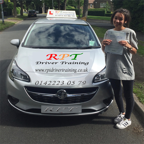 Driving lessons Halifax Ellie Mare Jones