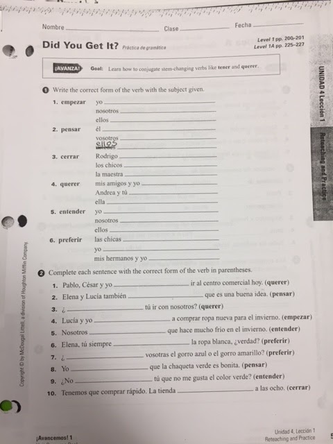 did-you-get-it-spanish-worksheet-answers-did-you-get-it-presentacion-de-vocabulario-pdf
