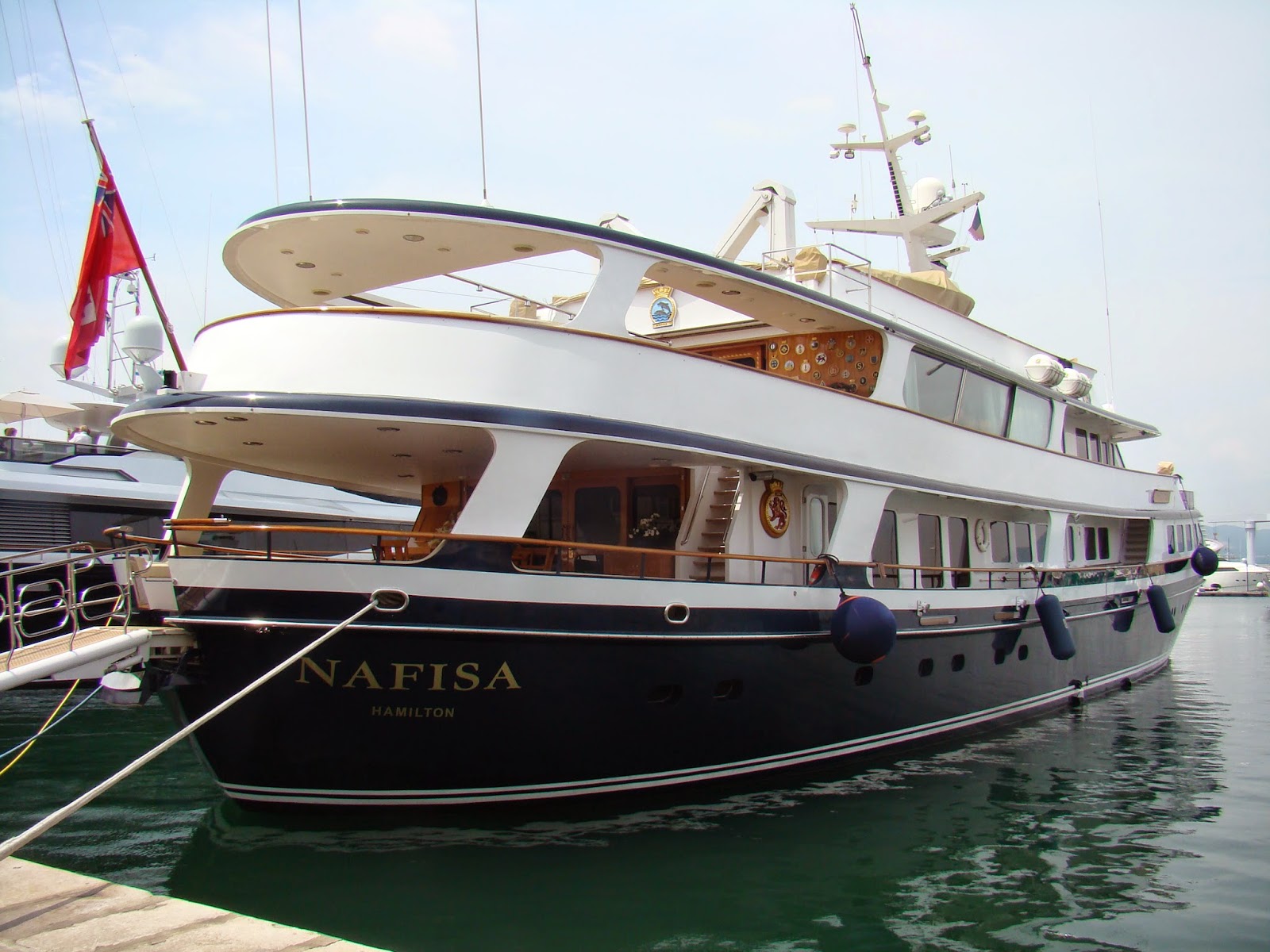 Superyacht Nafisa, owned by Mohammed Abdul Latif Jameel