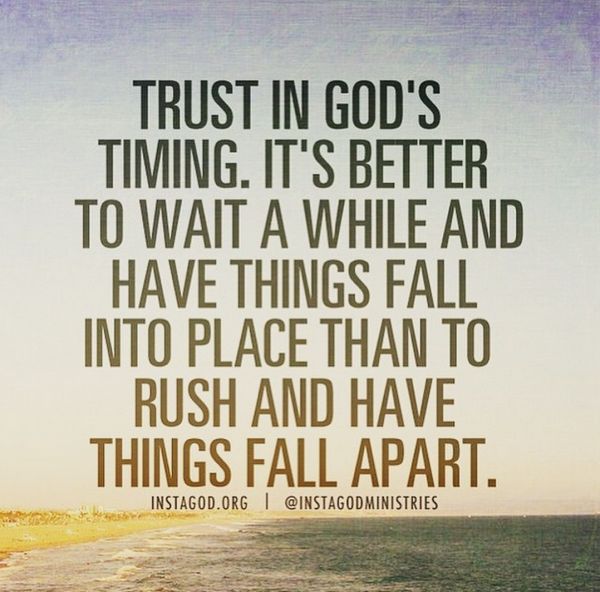 A Joyful Noise: Give God Time