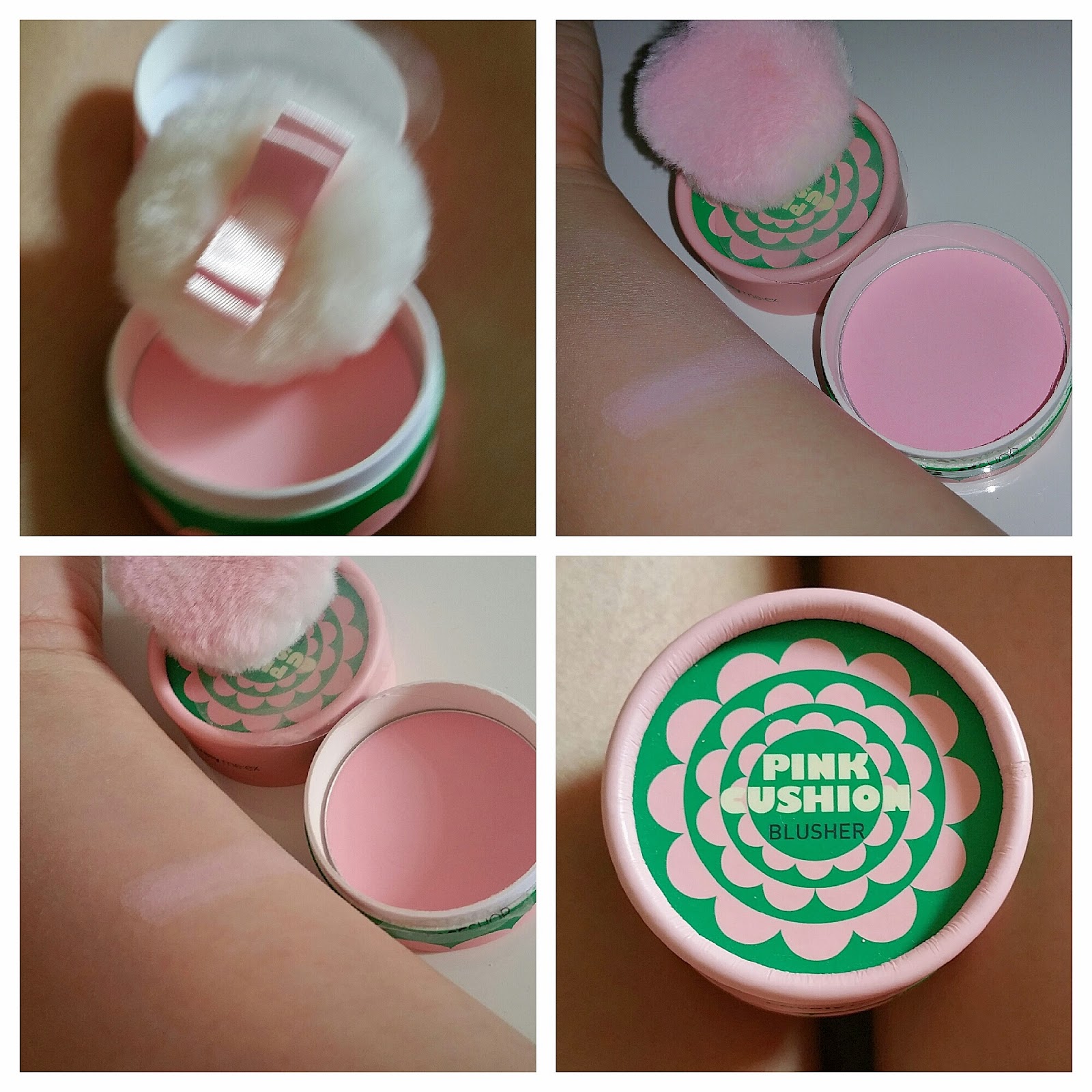 UGLYFATCHICK: Review : The Face Shop Lovely ME:EX Pastel Cushion Blusher in  PINK