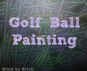 Golf Ball Painting (Brick by Brick)