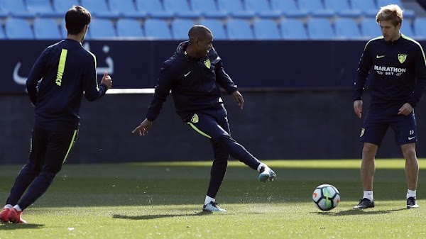 El Málaga entrena hoy a las 10:30 horas en La Rosaleda