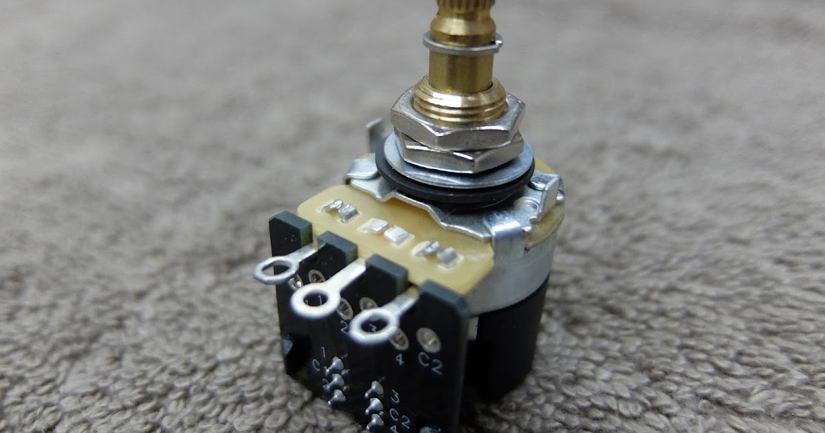 オススメ その34 CTS製スイッチポット CTS DPDT PUSHPULL SWITCH POT！