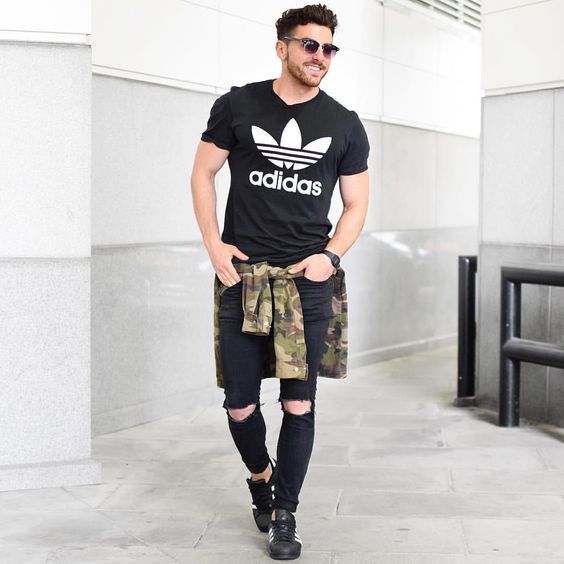 adidas superstar look hombre