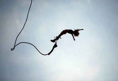Bungee jumping in Goa - Anjuna